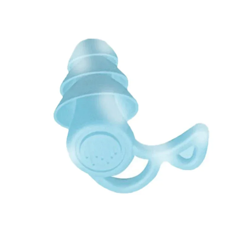 Silicone Anti-noise Earplugs Three-layer Noise Reduction Super Sound Insulation Sleep Swimming Earplugs Against Noise Pollution