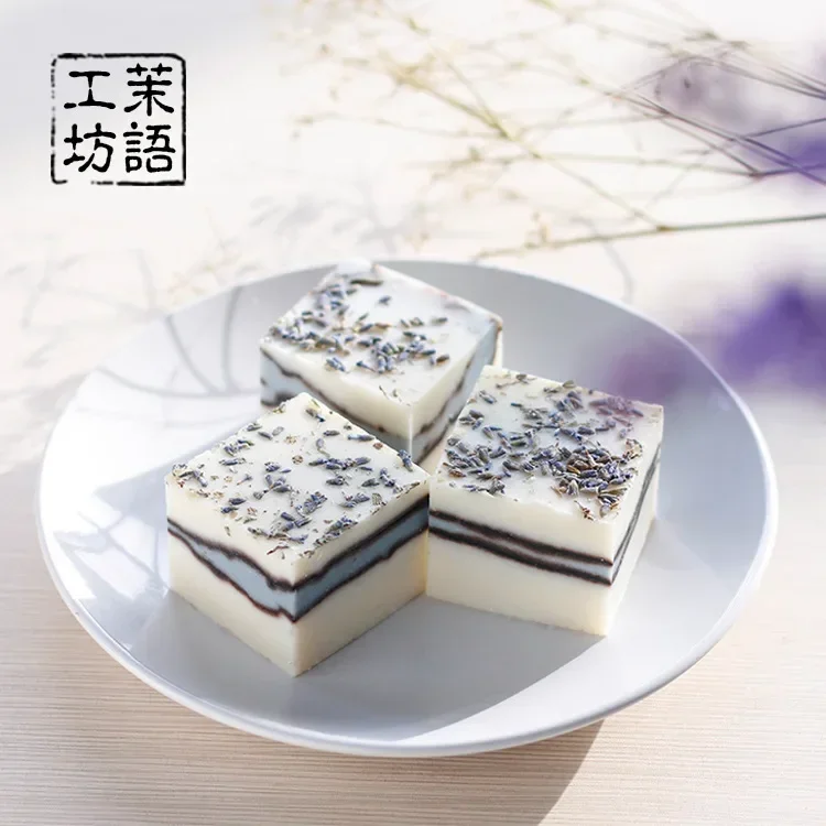 Handmade Gardenia Soap Rose Sea Salt Lemon Mint Jasmine Essential Oil Soap Low-temperature Cold Made Lavender 95g