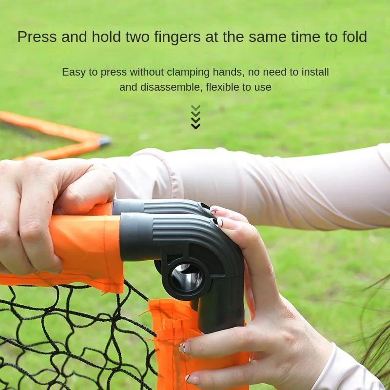 접지 스테이크가 있는 접이식 어린이 축구 목표, 공 및 쉬운 조립 포함 어린이 야외 게임용 휴대용 축구 네트