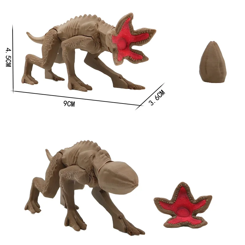 

Demogorgon Carnivorous Plant Demon Dog Assembled Doll Action Figure 3D Desktop Ornament Game Character Models Anime Toys Gifts