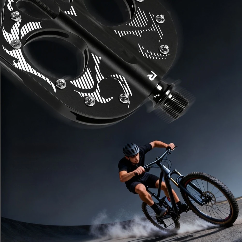 Sealed Bearing Pedals Aluminum Pedals For Urban Cycling Smooth Rotation Sturdy Construction High Grip Stability