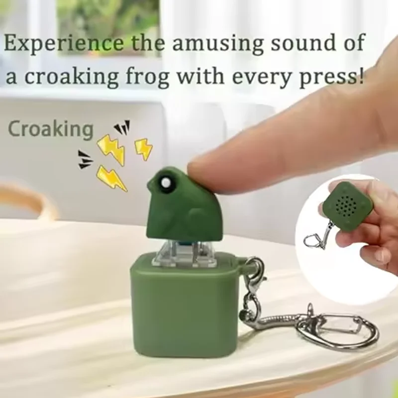 الإبداعية كراكينج الضفدع المفاتيح مع أضواء ملونة إصبع زر الفرس مثيرة للاهتمام الضفدع انتزاع الإجهاد الإغاثة سلاسل المفاتيح