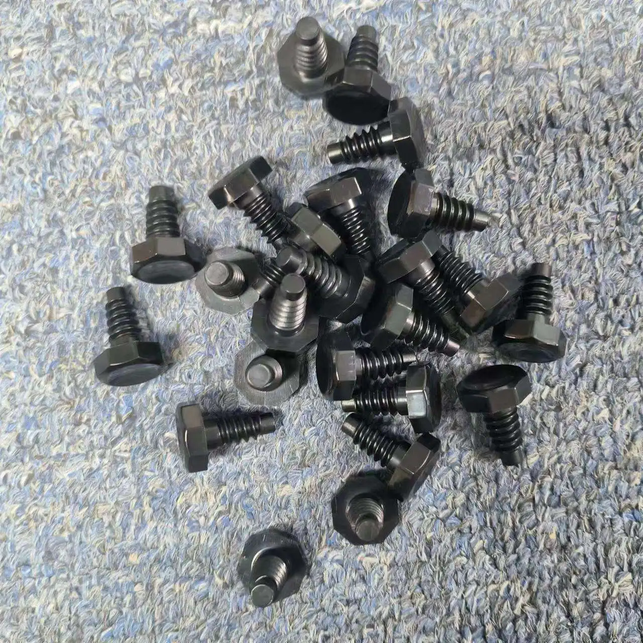 Bag 10 pcs Premium Black Billiard Accessory Snooker Cue Butt Plug Hard Rubber Sticks Butt Protection