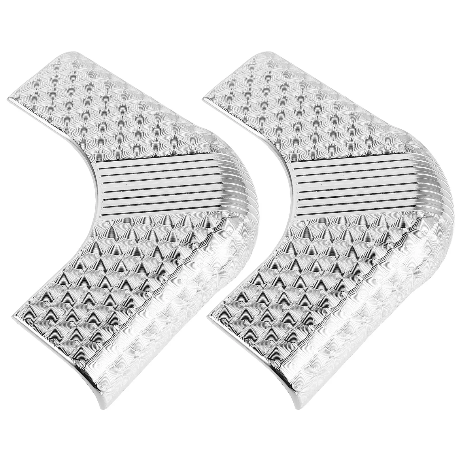 2Pcs Textured Billiard Table Corner Guard Plastic Fish Scale Pattern Pool Table Corner Protector Bumper for Safe Cue Ball Play