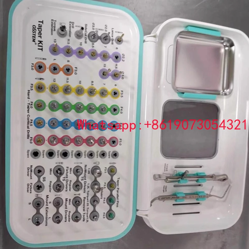 

Подлинная стоматология, ящик для инструментов для имплантатов Aoqutai, ящик для инструментов с полной направляющей пластины Aoqutai.