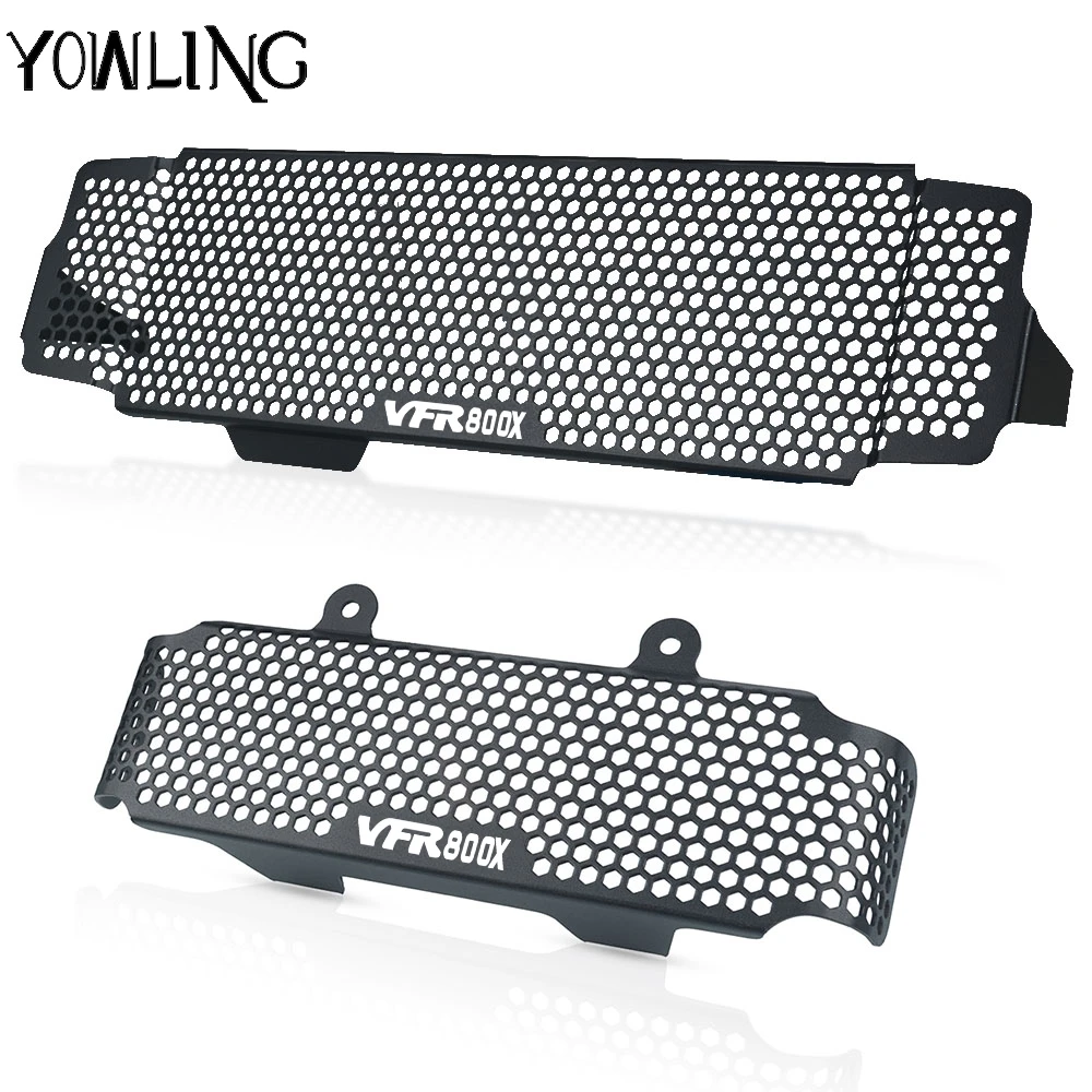 For Honda VFR800X Crossrunner 2015-2023 Radiator Guard Tank Grille Shield Engine Oil Cooler Bezel Protector Mesh Cover VRF 800 X