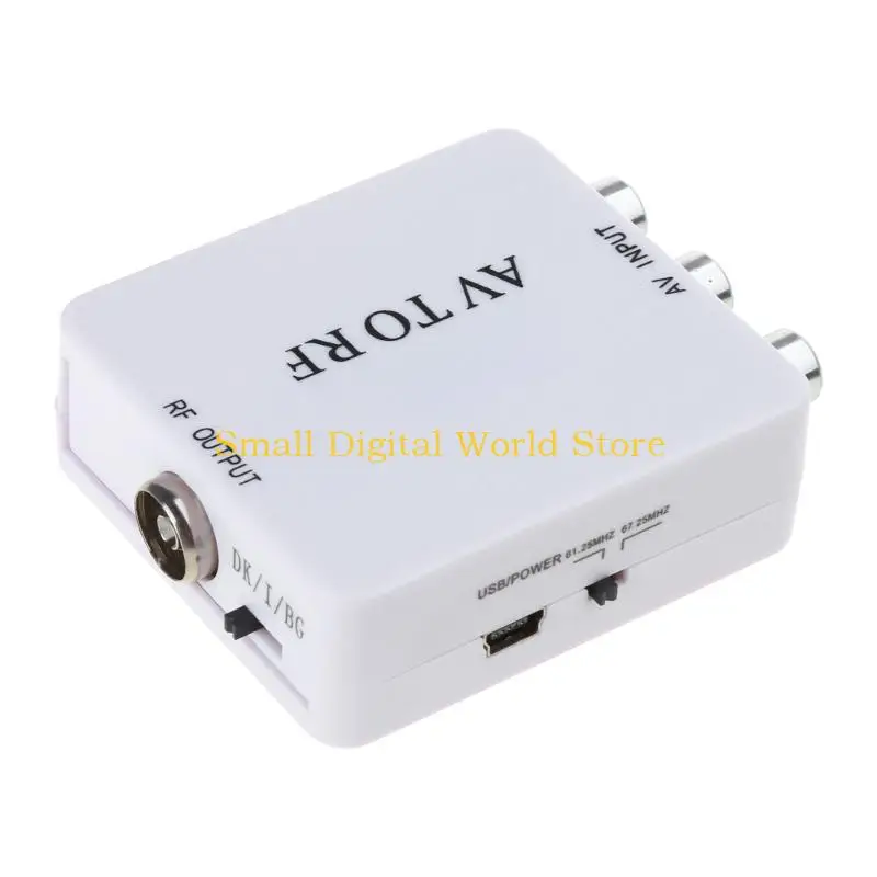 

77UB Video Converter AV в RF -видео -преобразователь Adapter Switcher 67.25 МГц
