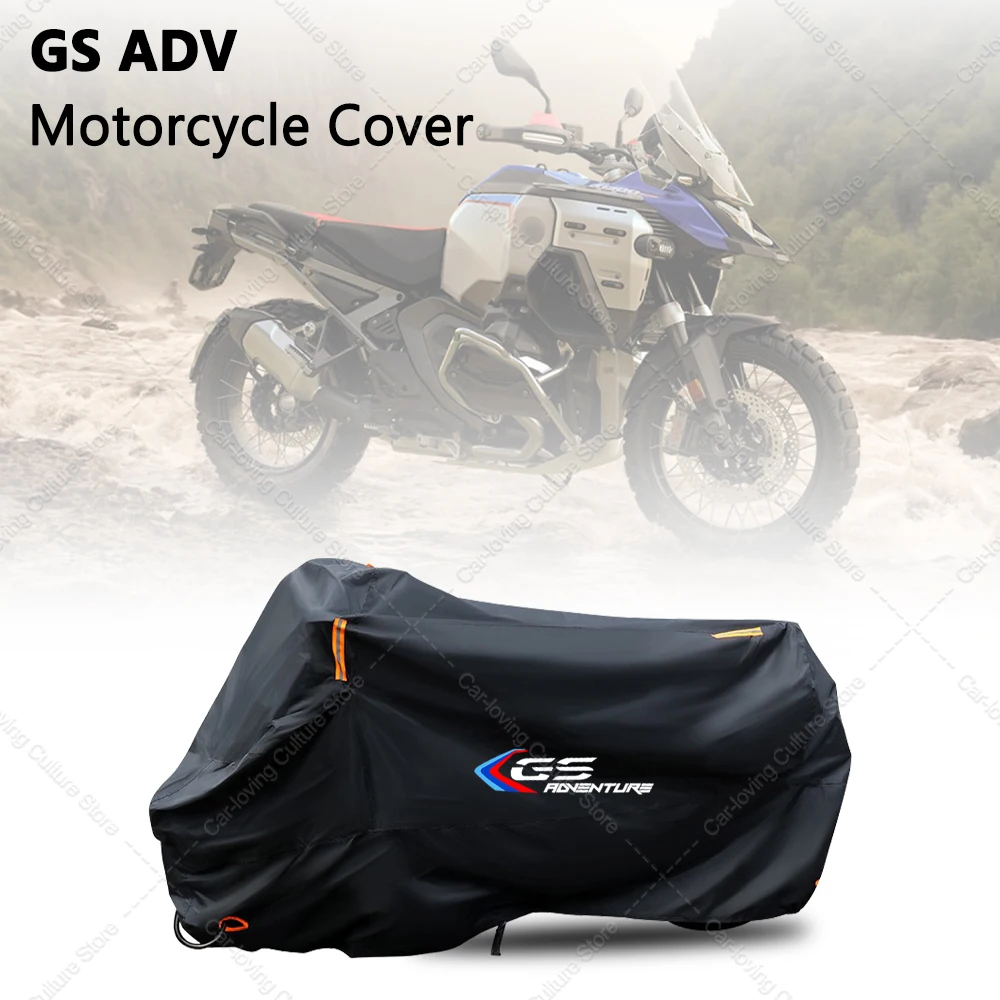 ل GS ADV دراجة نارية اكسسوارات غطاء دراجة نارية لجميع المواسم في الهواء الطلق المطر الغبار UV حامي يغطي (265*105*125)