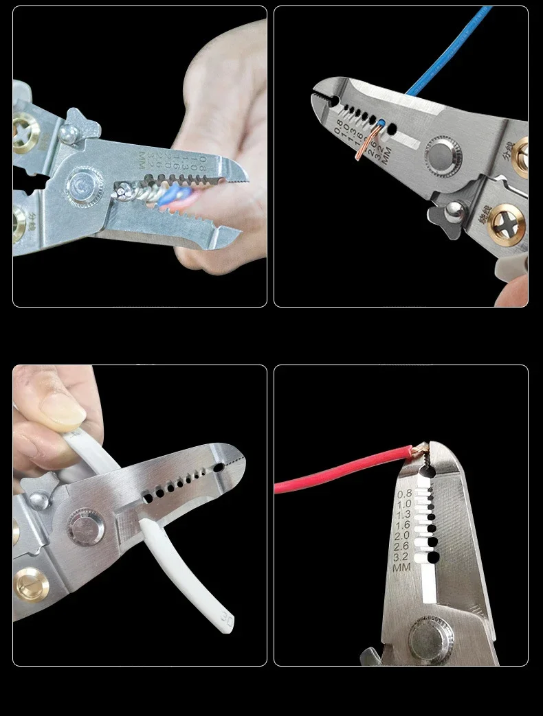 Multifunctional Handheld Branching and Crimping PliersStripping Pliers Electrician Specific Wire Cutting Pliers hand tools