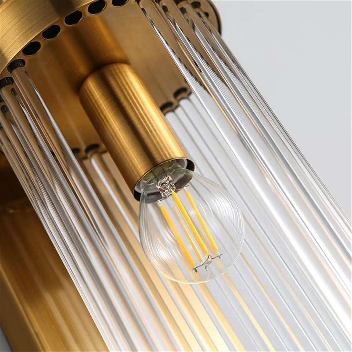 AA19 Postmodern Crystal Wall Lamps Living Room Bedside Sconce Lights Home Decoration Thin Waisted Glass Wall Light Fixture