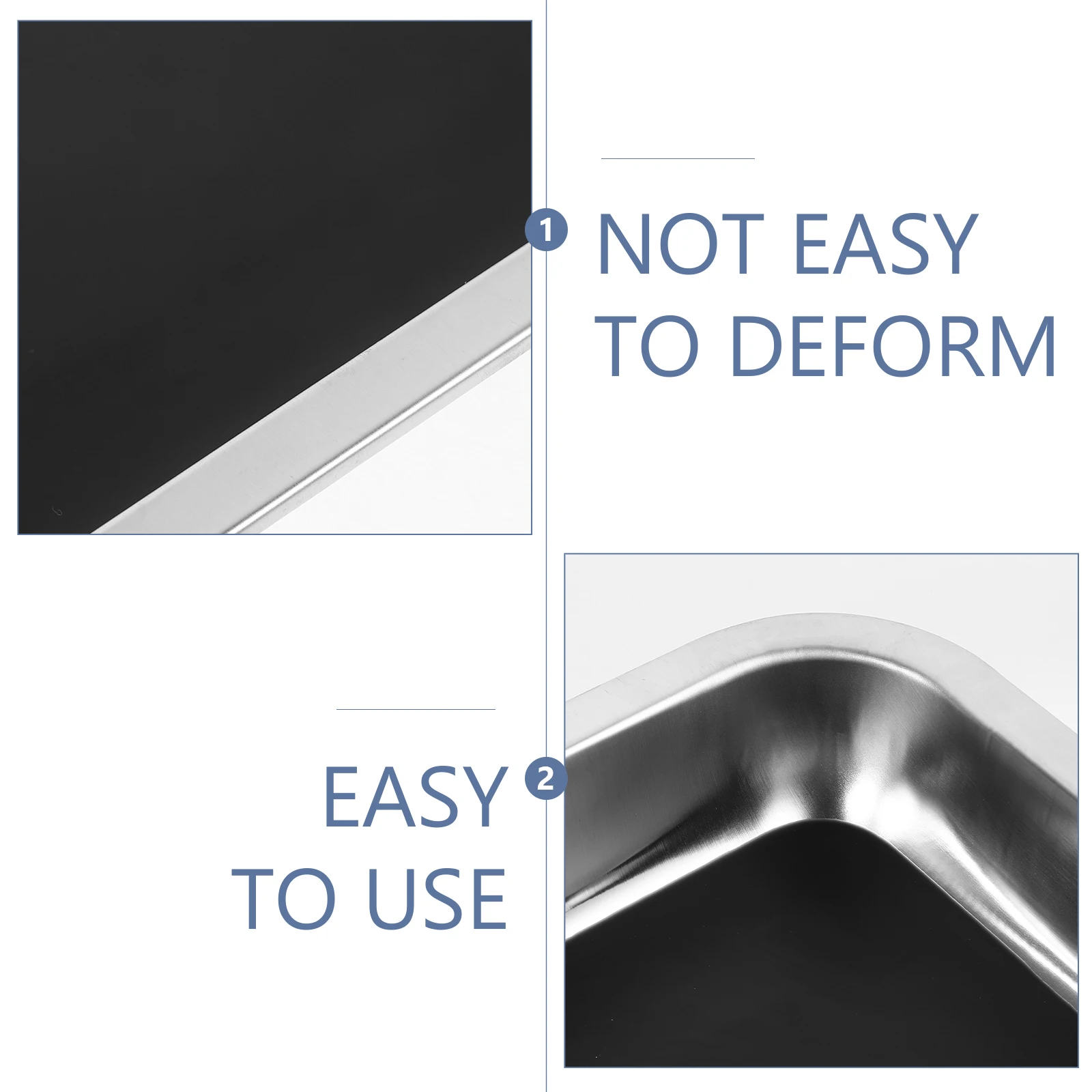 Stainless Steel Dissecting Pan 31x21x4cm Lab Dissection Tray Science Teaching Biology Experiments Laboratory Tray