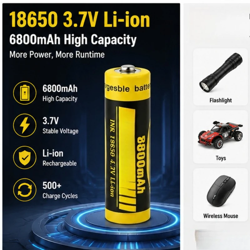 18650 7800mAh High-capacity 1.5V Dry Battery  Durable and Large Capacity Specialized Electric Toy Battery Product Battery Pack