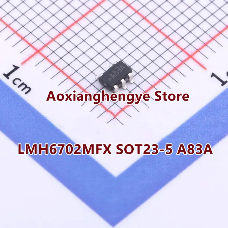 5PCS LMH6702MFX/NOPB LMH6702MF SOT23-5（Marking：A83A）1.7-GHz Ultra-Low Distortion Wideband Op Amp