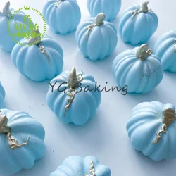 Dorica New Arrival 6 Holes Halloween Pumpkin Mousse Silicone Mold Handmade Soap Mould Kitchen Cake Tools Bakeware