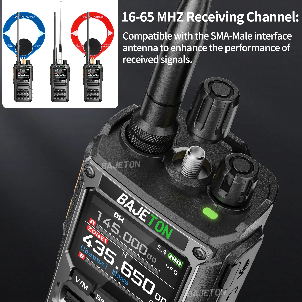 BAJETON BJ-7800 اسلكية تخاطب طويلة المدى SW MW LW AM SSB CB 10 واط تلقي سماعة لاسلكية تعمل بالبلوتوث برمجة الهاتف NOAA ل RT-920
