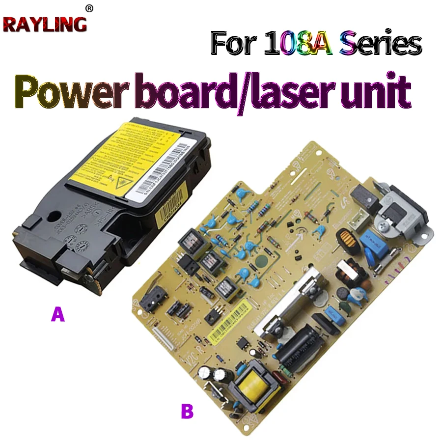 Power Supply Board/Laser Unit For Use in HP 136a 136w 108a 108w 138 103a 131a 133pn 107 135