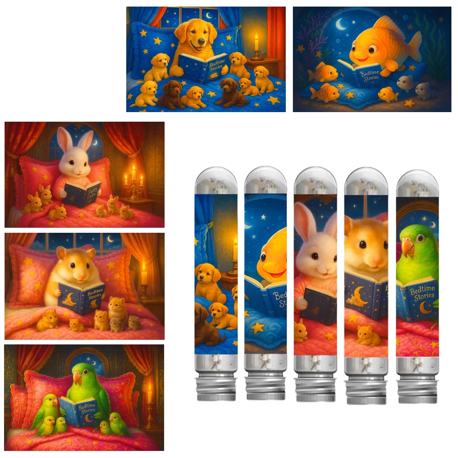 

5 Packs Adult Mini Test Tube Puzzle Jigsaw Funny Educational Game Home Decor Birthday Halloween Thanksgiving Christmas Gifts