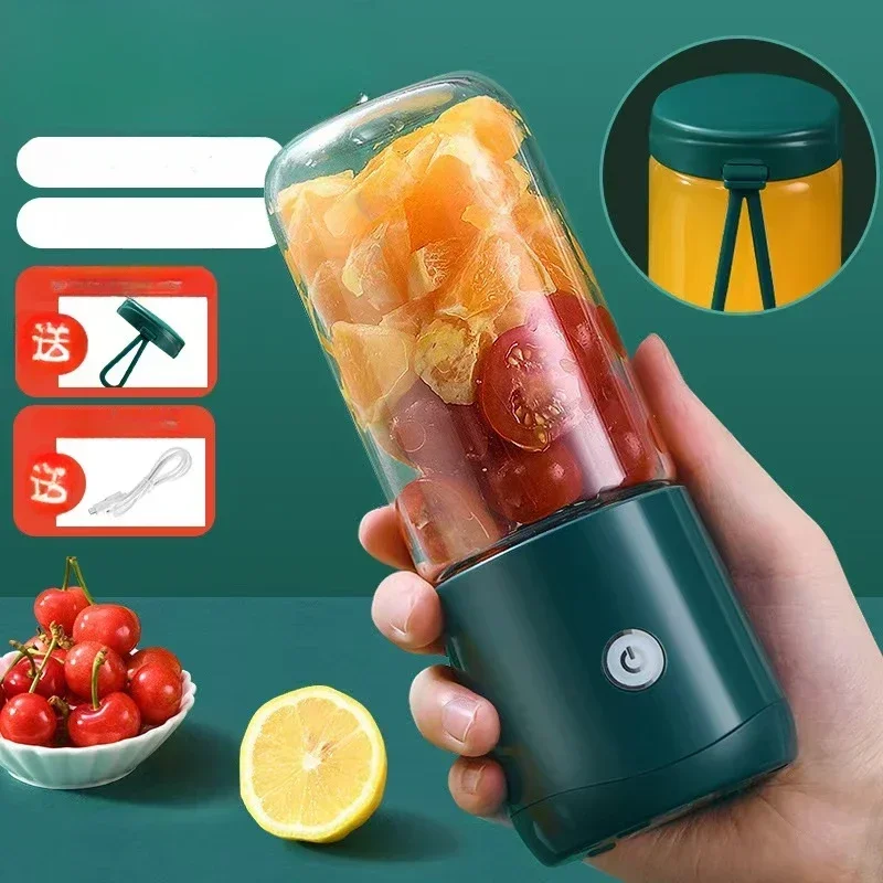 

Portable Blender Orange Milkshake Juicer Mini Juicer Rechargeable Juicer Electric Fruit Blender Smoothie Blender