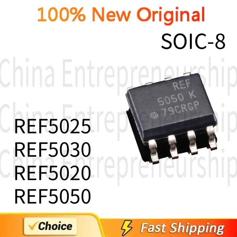 5 PCS SOIC-8 REF5025AIDR REF5030AIDR REF5020AIDR REF5050AIDR 5050ID REF5025 REF5030 REF5020 REF5050 SOIC-8 100%Quality Original