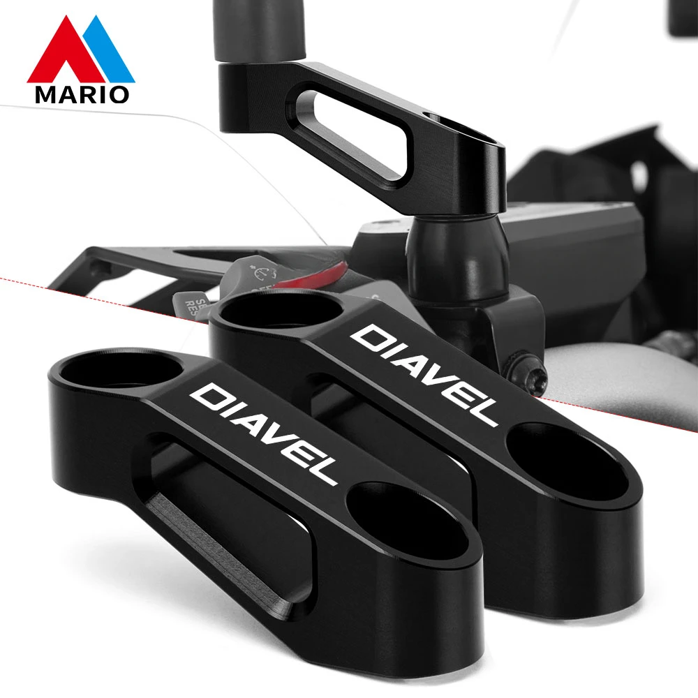 

For DUCATI DIAVEL 1260S Diavel 1260S diavel 1260 s Motorcycle Accessories Mirror Extender Rearview Mirrors Extension Adaptor