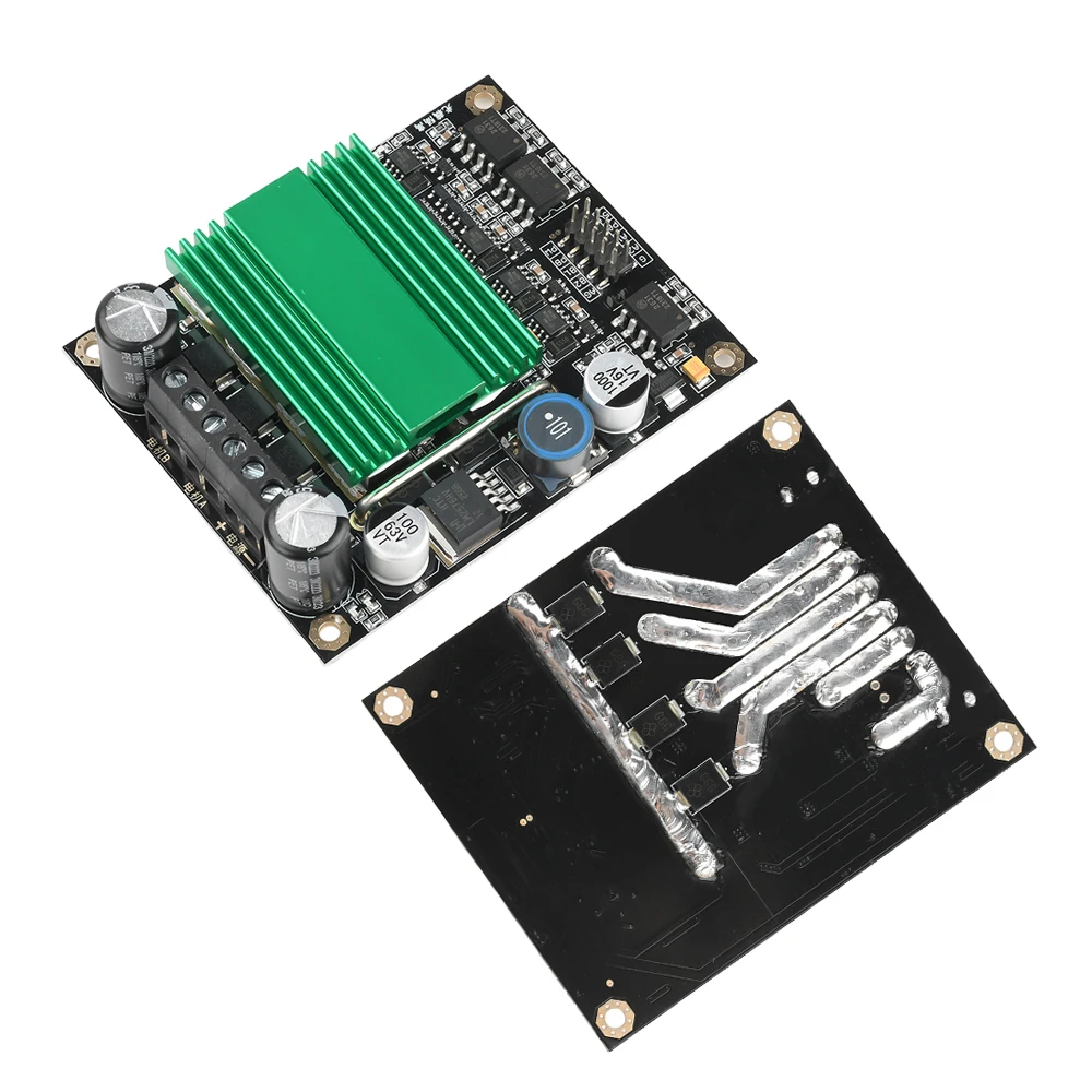 

DC 12V-48V 100A High Power Dual Channel DC Motor Drive Module Optocoupler Isolation H-bridge Governor Speed Control Board