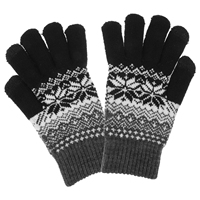 Touch Screen Winter Warm Thickened Unisex Knitted Fingerless Winter Gloves Heated Gloves for Cold Weather Outdoor