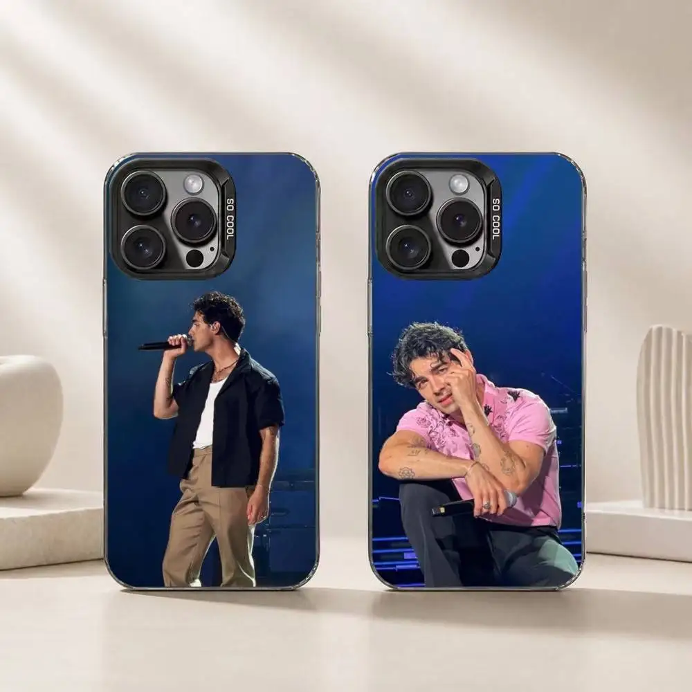 Singer J-Joe Jonas DNCE gift Phone Case For iPhone 18,17,16,15,14,13,12,11 Plus,Pro Max,XS,Colorful Silver Black Cover