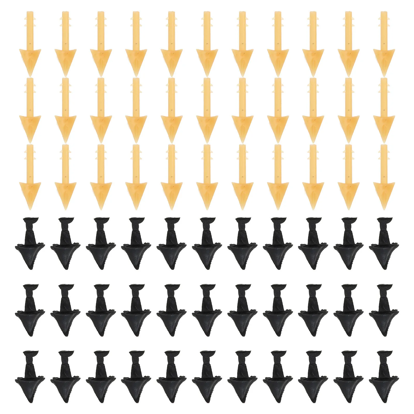 200 pçs acessórios de bico animal plástico falso pintainho boca diy frango pássaro fazendo kit para artesanato da família diversão falso pintainho boca