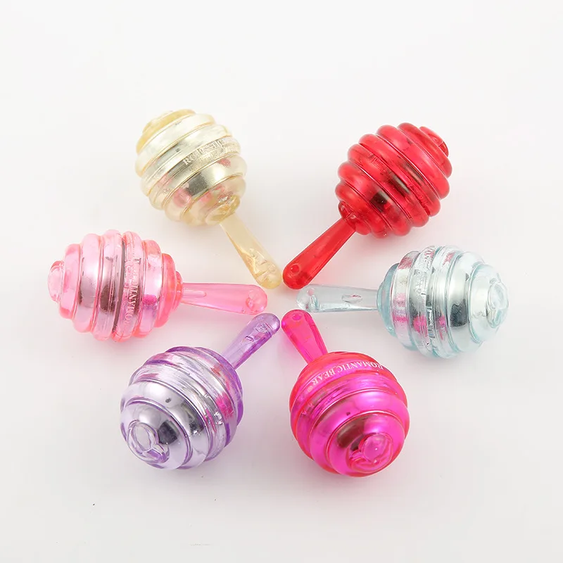 Wholesale 24pcs INS HOT Lip Blam Cute Lollipop Shape Natural Moisturizing Children Girls Lip Balm Moisturizing Lips Care Bulk