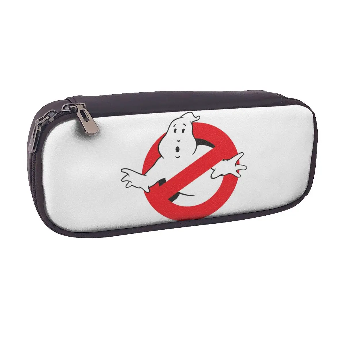 Ghostbusters Monster Movie Ghost Busters Leather Pencil Case for School Pen Box Pencil Bag Stationery Supplies Pen Holder Bag