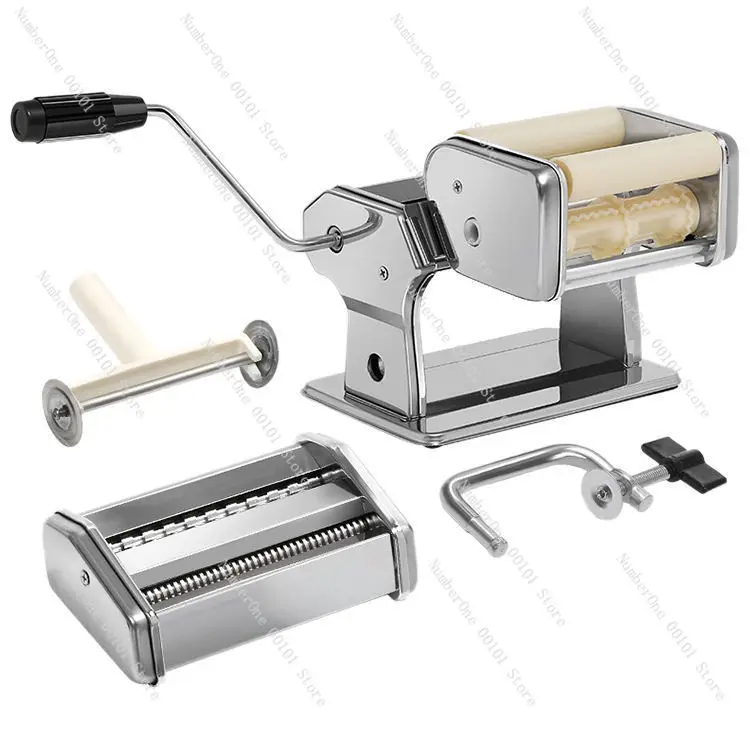 150 Split Dumpling Maker Manual Noodle Press Machine Household Hand Crank Dough Rolling Equipment