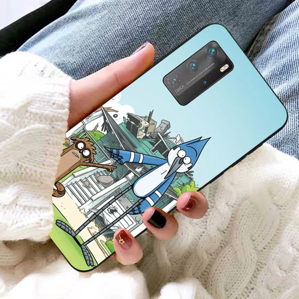 Cartoon Regulars Cute Show Phone Case For Huawei P 8 9 10 20 30 40 50 Pro Lite Psmart Honor 10 lite 70 Mate 20lite