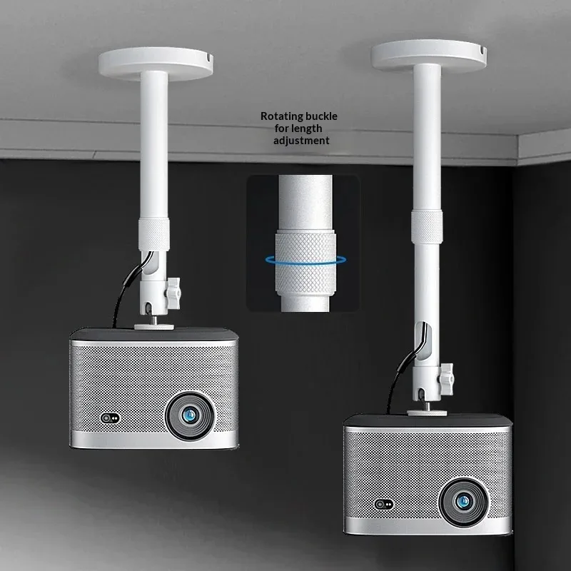 Projector Wall Hanging Ceiling Stand Suporte Projector Holder Wall Bracket for 5kg Projectors,Aluminum Alloy Wall Mount Bracket