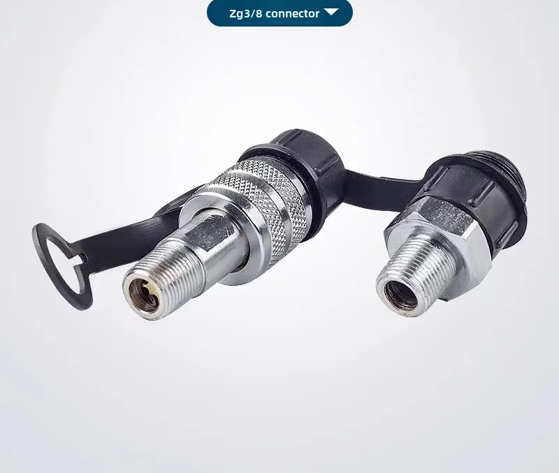 Hydraulic Fitting Quick Coupler Set M16*1.5 ZG3/8 NPT3/8 High Pressure Oil Pipe Male Female Connector