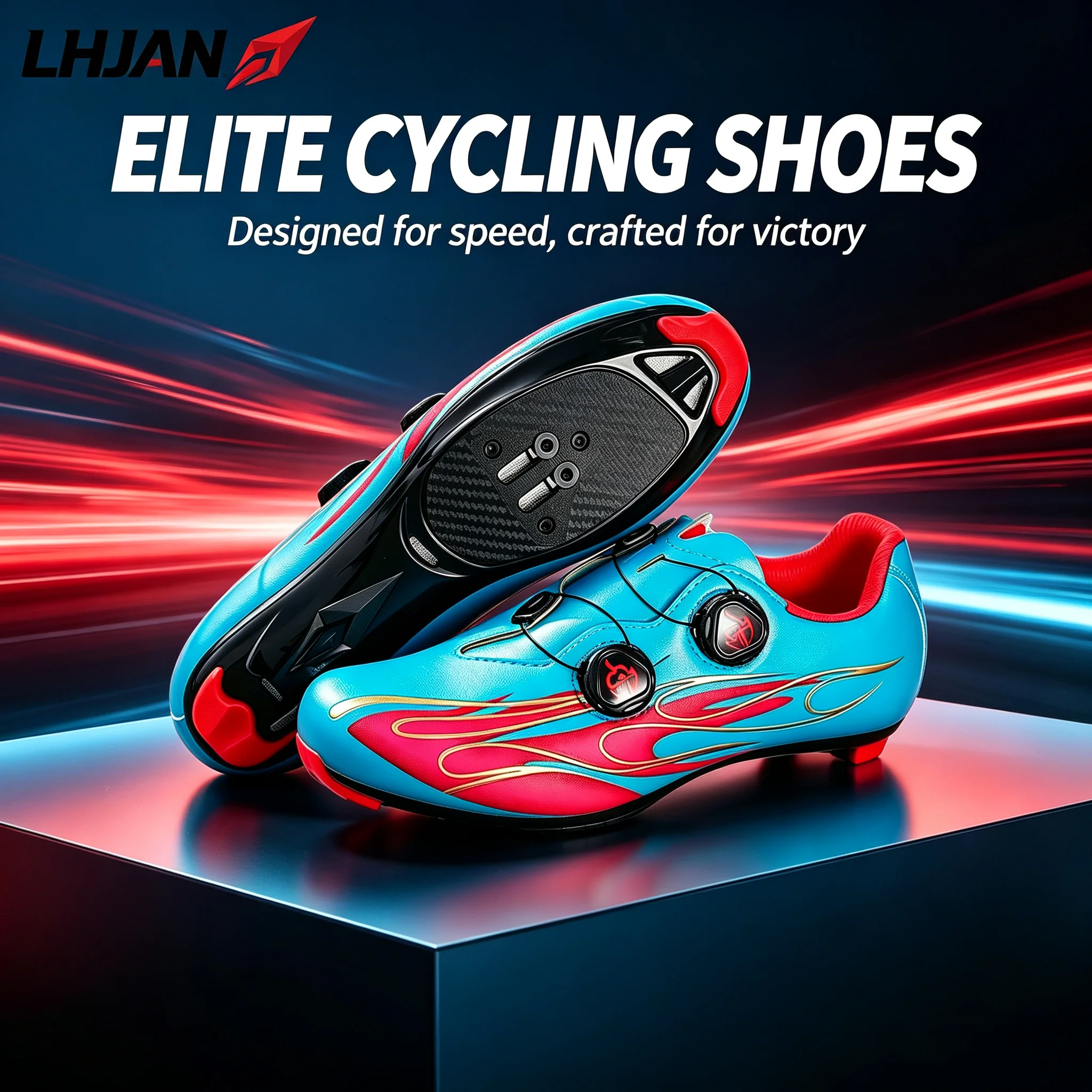 Speed Cycling Sneakers Road Bike Shoes Men Women Sports Route Cycling Shoes Self-locking Racing Bicycle Cleats Shoes for Shimano view 5