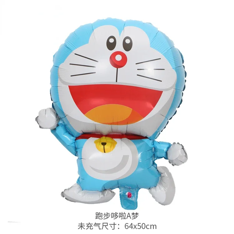 Doraemon-Juego de globos decorativos de papel de aluminio, decoración de fiesta, ACCESORIOS FOTOGRÁFICOS, regalo, nuevo