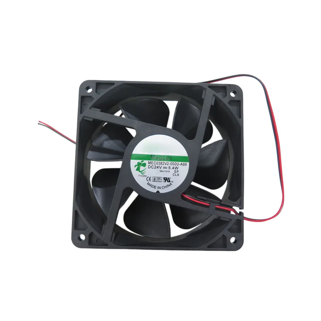 For SUNON MEC0382V2-000U-A99 12038 DC24V 5.4W 2PIN 2Lines Cooling Fan