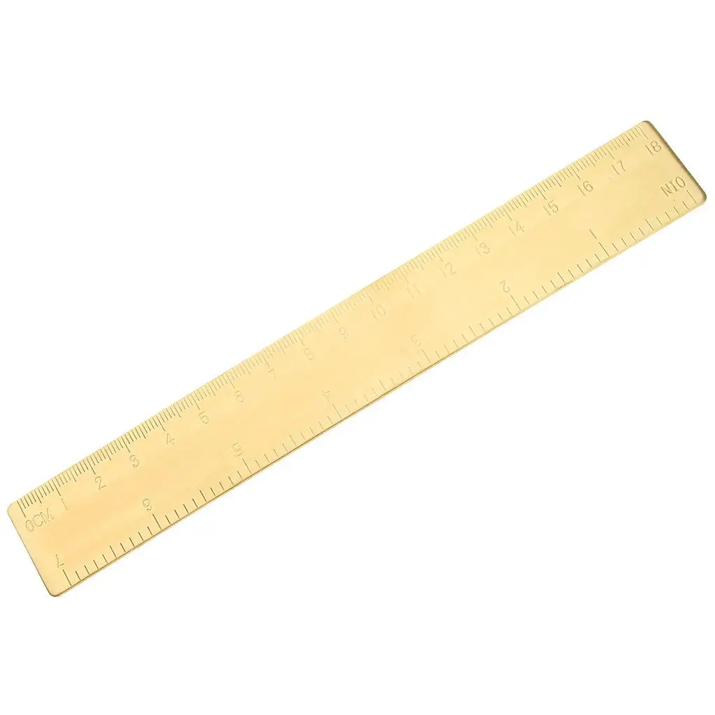 Solid Brass Metal Jewelry Design Math Geometry School Ruler Triangle Protractor Portable Measuring Jewelry Accessories