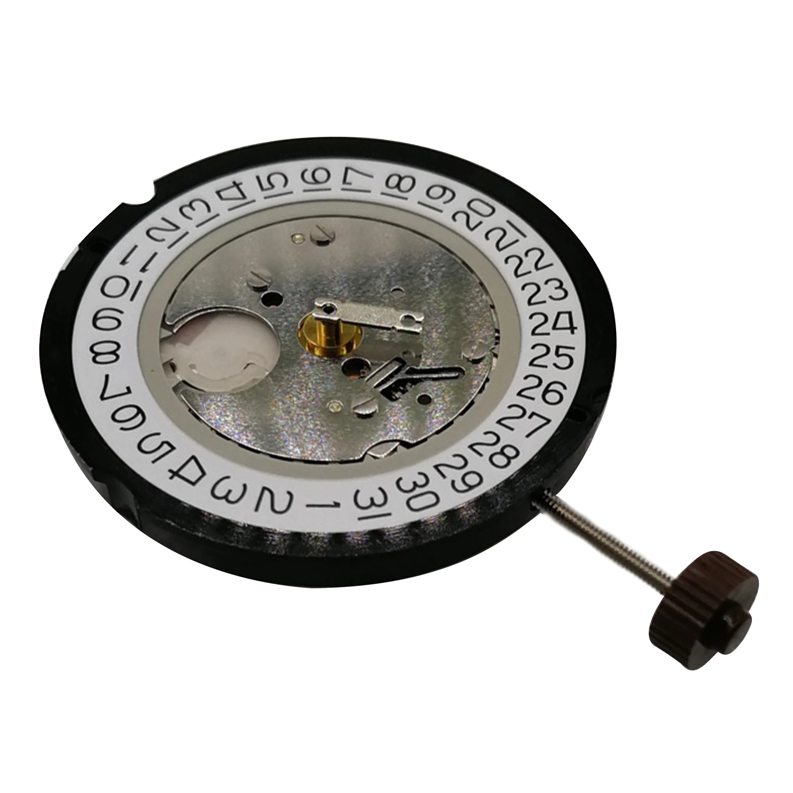 1Pc 3 Hands Quartz Crystal Watch Movement Chronograph Date at 3 o'clock For Ronda 515 Movement Watch Accessories Replacement image 2