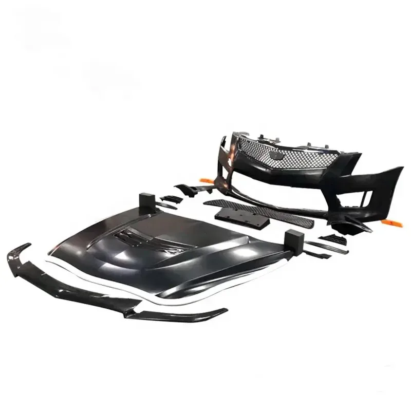 

High qualityCar Accessories PP Aluminum Alloy Hood Bumper for ATS 2013 2014 2015 2016 2017 2018 2019