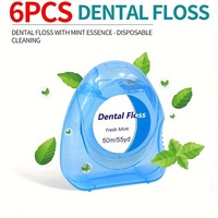 6pcs/2pcs/1pcs Mint Floss Roll-Cleaning Teeth Gaps-Oral Care Tools-Home Oral Care Products