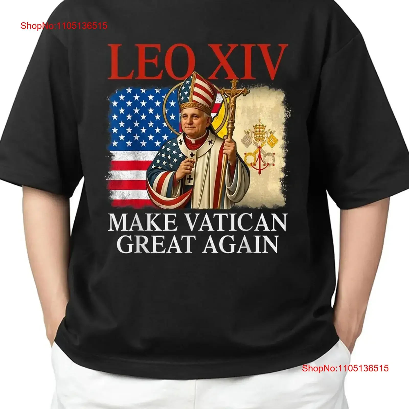 Vatican Great Again Catholic Church Faith T Shirt Chill Everyday Style S 4XL vintage Washed Top For Everyday Wear Casual