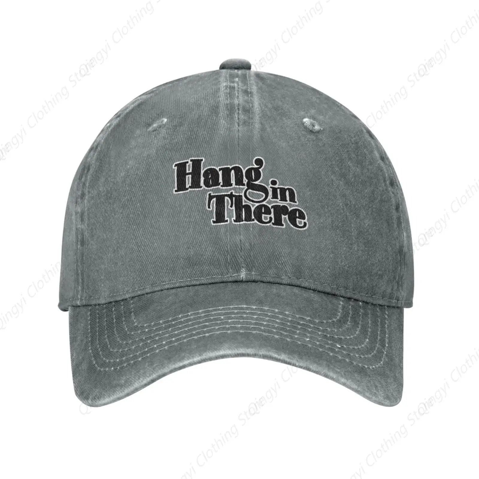 

There Cowboy Hat Trucker Dad Gift Adjustable Buckle Closure Sunhat Unisex Gray