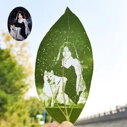 Customized Leaf carving photos, Unique Photos, Personalized Customized Desktop Photo frame Decoration Exquisite Gift Commemorati