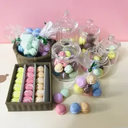 Macaron Miniature Dessert Cake for Blyth Barbies, Race House, Bonbons, Document, 1/12 Scale, OB11, 1/6, BJD Butter House Play, Nouveau