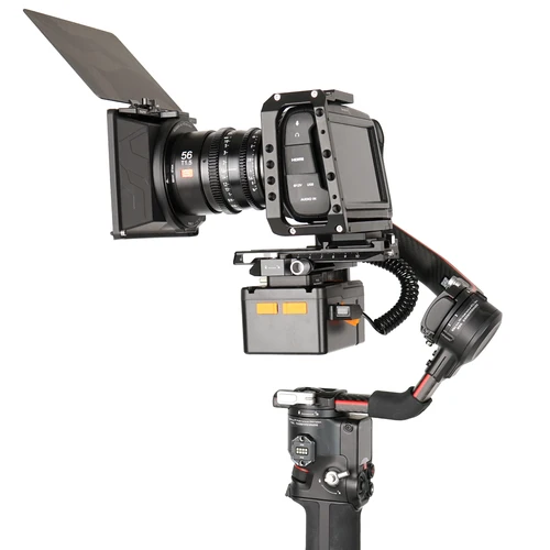 Imagen 2 del producto Abrazadera de montaje en V, adaptador de Clip de soporte de batería con bloqueo en V para estabilizador de cardán DJI RS 3 RS2 RSC2