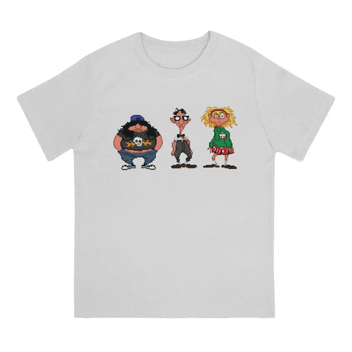 Bernard Laverne and Hoagie Day Of The Tentacle Men T Shirt Punk Crewneck TShirt Harajuku Tops