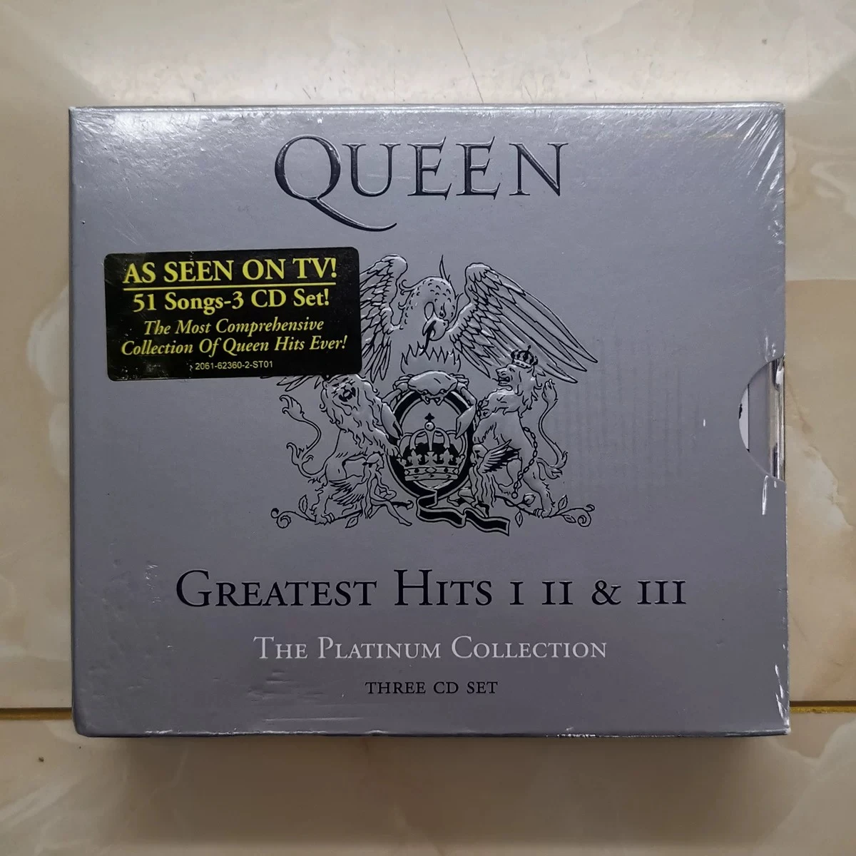 Ind. Queen Greatest Hits I, II y III Platinum, Set de 3 CD, Colección de Álbumes de Música Rock. Regalo para fanáticos y coleccionistas.