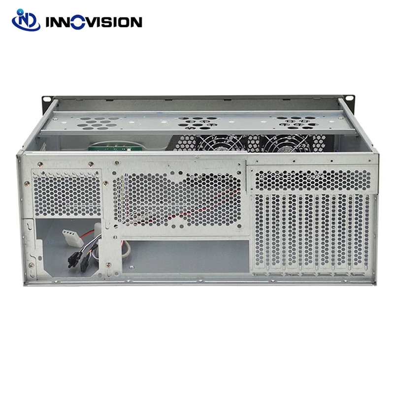 Imagem -05 - Compacto 4u 300 mm Profundidade Rackmount Case Computador Industrial 4u Servidor Chassi Suporte Atx Placa-mãe Novo