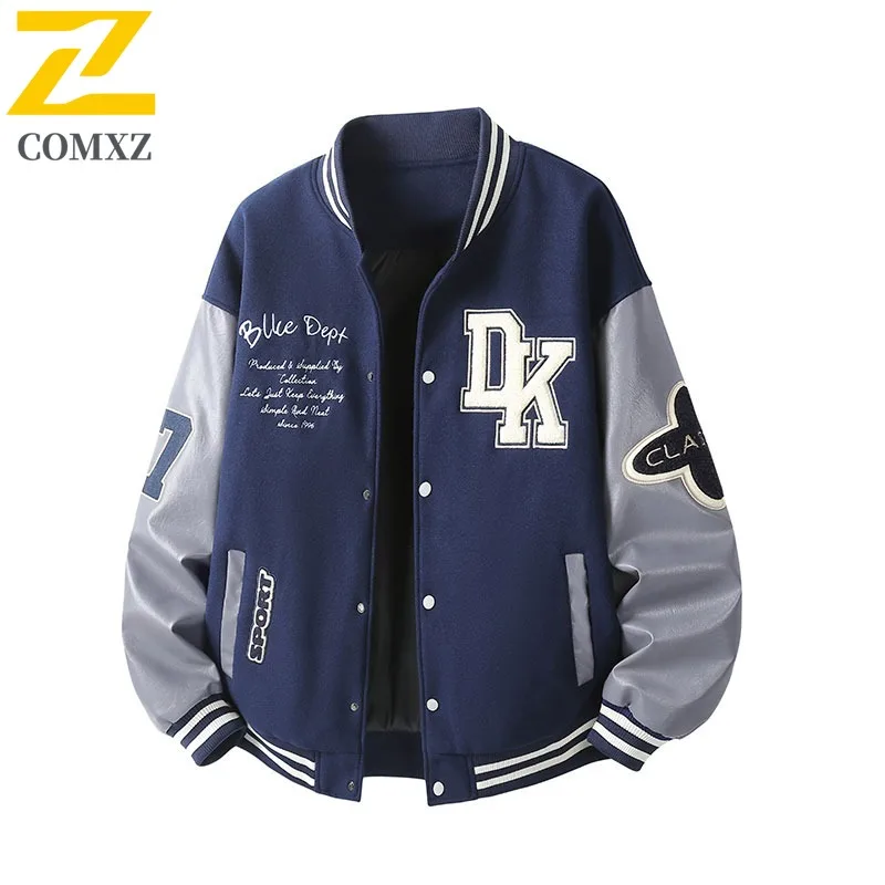 

COMXZ Men Wind Breaker Windproof Outdoor Fashion Classic Camping Minimalist Winter Jacket Campus Look High Quality Overcoat Man